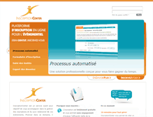Tablet Screenshot of inscriptioncenter.fr